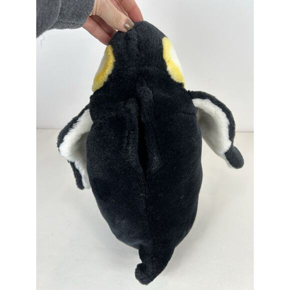 Folkmanis Folktails Emperor Penguin Puppet Plush 15" realistic stuffed animal - Picture 3 of 7